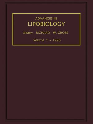 cover image of Advances in Lipobiology, Volume 1